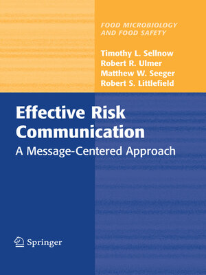 cover image of Effective Risk Communication